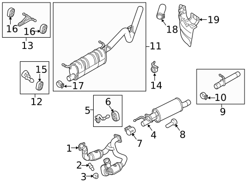 Exhaust Components for 2016 Ford F-250 Super Duty #0