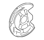 4778122200 - Brakes: Splash Shield for Lexus: GS350, GS430, GS450h, GS460, IS200t, IS250, IS300, IS350 Image