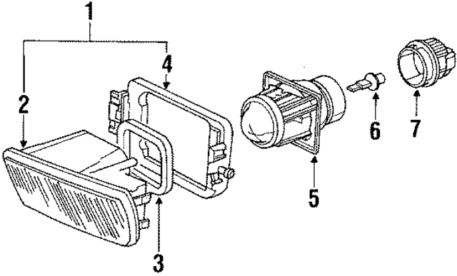 63178360941 - Electrical: Fog Lamp Assembly for BMW Image
