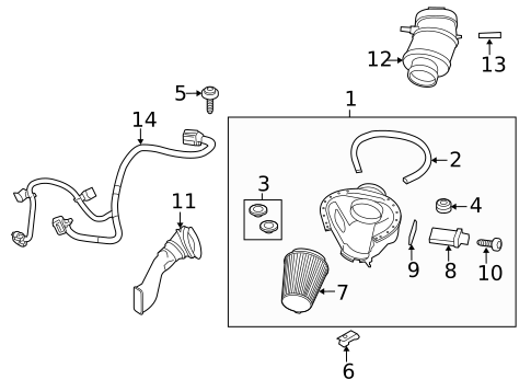 Filters for 2014 Ford Mustang #0