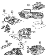 XS06ZJ3AF - Interior Trim: Floor Carpet for Mopar Image