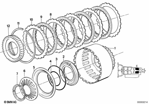 Individual Transmission Parts for 1992 BMW 850Ci #9