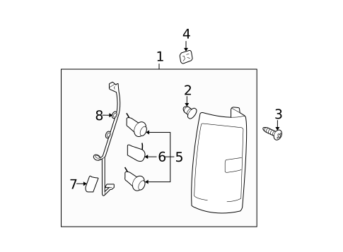 Combination Lamps for 2019 Chevrolet Silverado 1500 #7
