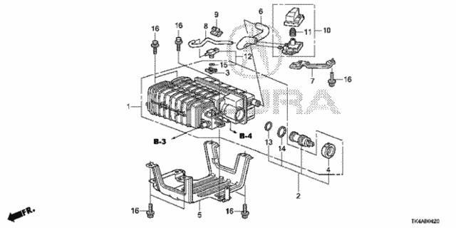 Canister (2WD) (KA/KC) for 2014 Acura TL #0