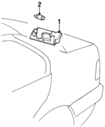 63261387047 - Electrical: License Lamp for BMW: 318i, 318is, 318ti, 323i, 323is, 325i, 325is, 328i, 328is, M3 Image