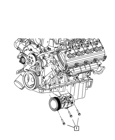 Air Conditioner Compressor and Mounting for 2008 Jeep Grand Cherokee #4