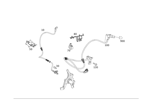 Front Axle Wiring for 2016 Mercedes-Benz E250 #0