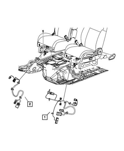 Wiring-Body & Accessories for 2007 Jeep Compass #2