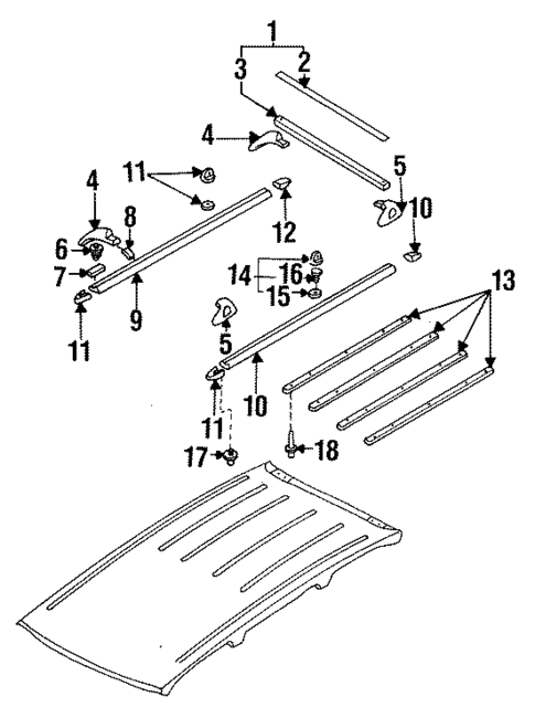 Luggage Carrier for 1998 Nissan Quest #1