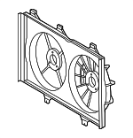 167110P250 - : Fan Shroud for Toyota: Highlander Image