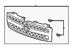 22842238 - Body: Grille Assembly for Chevrolet: Silverado 2500 HD, Silverado 3500 HD Image