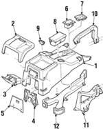 8971515330 - : Cup Holder for Isuzu Image