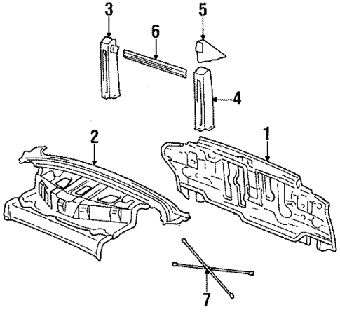 Rear Body Panel for 1998 Toyota Celica #0