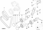 11287636377 - : Ribbed V-Belt for BMW Image