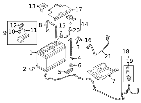 Battery for 2018 Audi TT RS Quattro #0