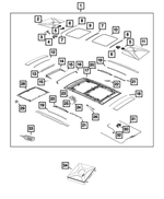 7DP60LXHAA - Body Sheet Metal Except Doors: Complete Sunroof for Mopar Image