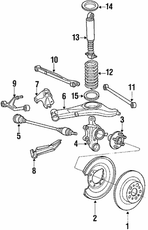 Rear Suspension for 1997 Volvo 960 | OEM Parts Online