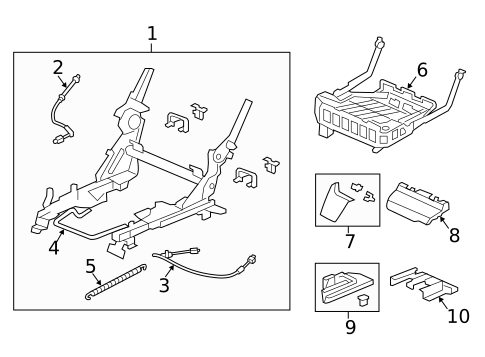 Tracks & Components for 2014 Honda Pilot #4