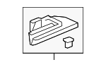 81395SZAA01ZB - Body: Track End Cover for Honda: Pilot Image
