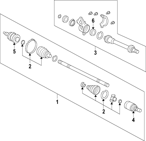 Axle Shafts & Joints for 2009 Acura RDX #0