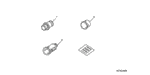 39610SJA003 - Accessory Components: KNOB ASSY. for Acura Image