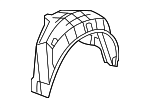 74551SJAA02 - Body: Wheelhouse Liner for Acura: RL Image