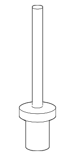 1416003183 - Body: Bumper Cover Rivet for Kia: Amanti, Niro, Optima, Rio, Sedona Image