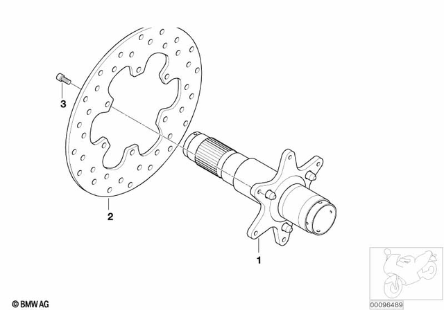 33177671718 - : Drive Shaft With Reluctor Ring for BMW-Motorrad Image