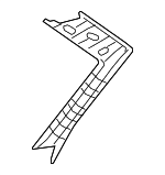 23869027009893 - Body: Windshield Pillar Trim for Mercedes-Benz Image