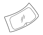 5805A758 - Body: Lift Gate Glass for Mitsubishi: Outlander, Outlander PHEV Image