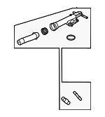 MB3Z8555A - Cooling System: Engine Water Pump Outlet Pipe for Ford: Bronco Image