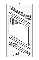 1640036150 - : Radiator Assembly for Lexus: GS Turbo, GS200t, GS300, RC Turbo, RC200t, RC300 Image