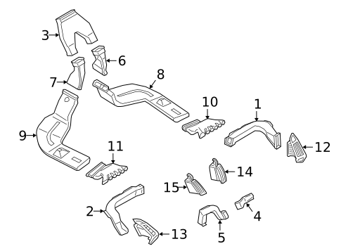 Ducts for 2018 Ford Focus #0