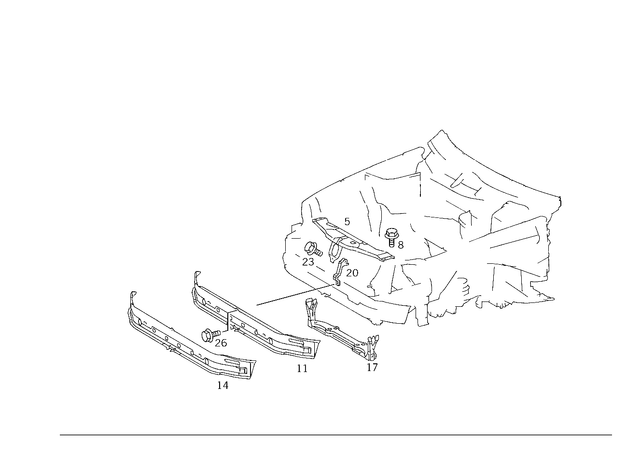 2086260530 - Front Panel: Cover for Mercedes-Benz Image image