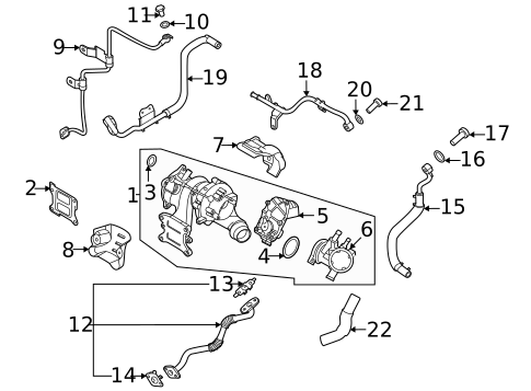 Exhaust Manifold for 2022 Hyundai Tucson #0
