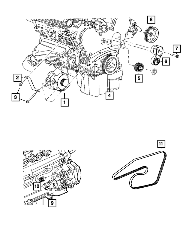 R4896803AC - Electrical: Engine Generator, Remanufactured for Mopar Image image
