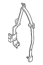 888447B025 - Electrical: Belt &amp; Retractor for Nissan Image