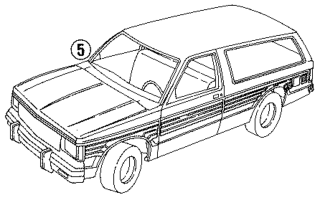 15537983 - Body: Stripe Tape for GM Image