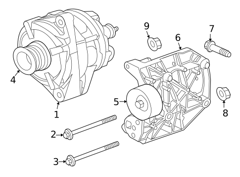 Alternator for 2010 Jaguar XF #0