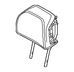 52105A349C2 - Body: Headrest for BMW Image