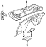 E7ZZ6102010A - Body: Cowl Top Panel for Ford: Mustang Image