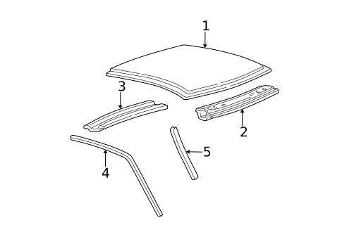 Roof & Components for 2004 Ford F-150 #2