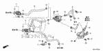 361755AAA00 - Engine: STAY, PURGE TUBE for Honda Image