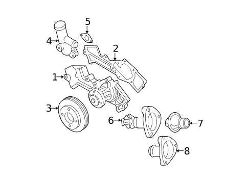 Water Pump for 2002 Nissan Xterra #0