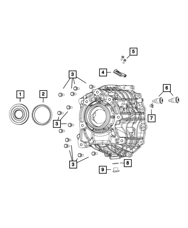 68331276AA - Transmission: Hex Flange Head Bolt for Mopar Image