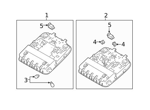 Overhead Console for 2022 Kia Telluride #0