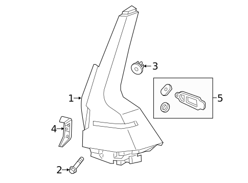 Tail Lamps for 2025 Volvo V60 #0
