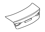 8Y5827025 - Body: Trunk Lid for Audi Image