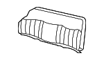 F75Z1866600DAC - Body: Seat Back Cover for Ford: F-150, F-250 Image