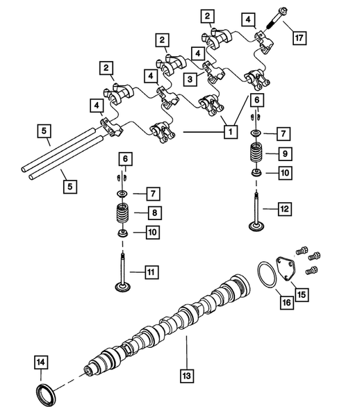 Camshaft and Valve for 2008 Chrysler Pacifica #0